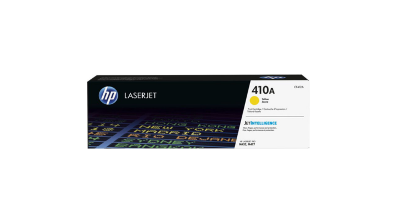 HP 410A Yellow LaserJet Toner Cartridge (CF412A)