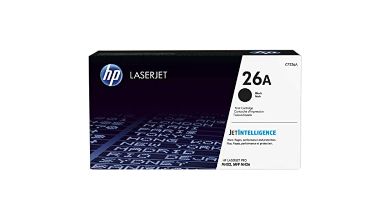 HP 26A Black LaserJet Toner Cartridge (CF226A)