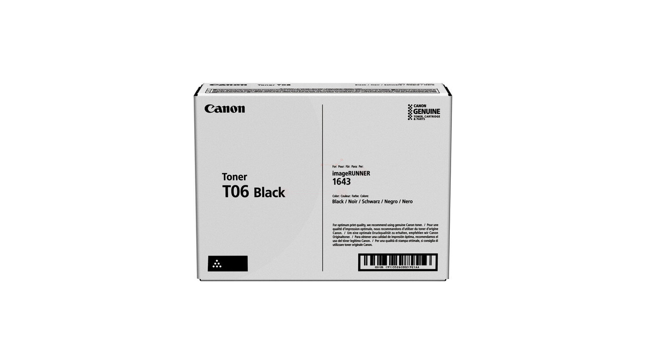 Canon 3526C001 / 3526C001AA (T06) Black Toner Cartridge