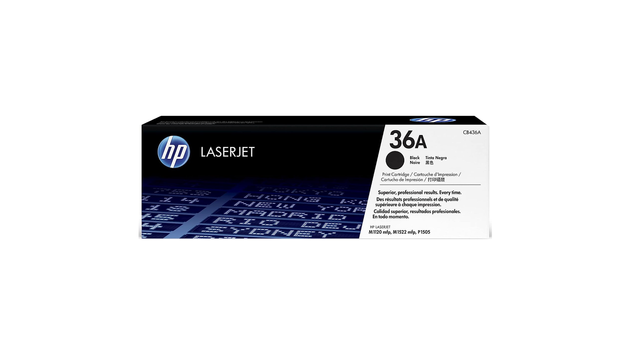 HP CB436A (36A) Black Toner Cartridge