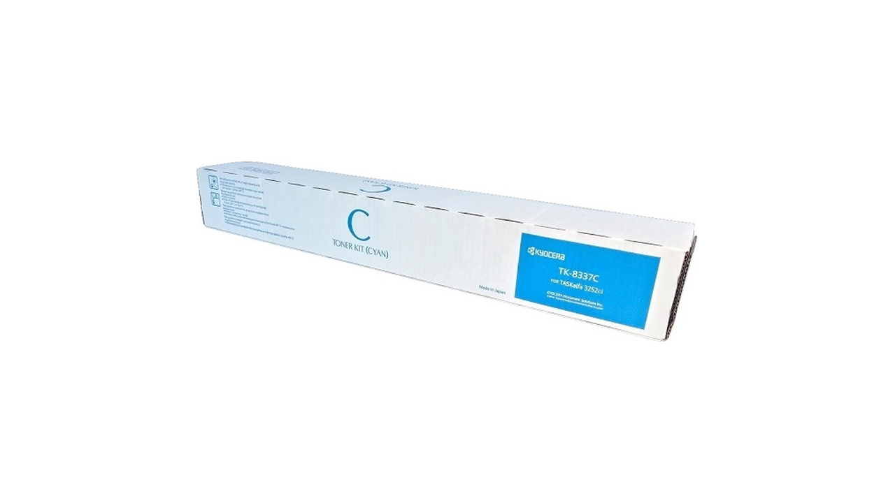 Kyocera TK-8337C / 1T02RLCUS0 Cyan Toner Cartridge