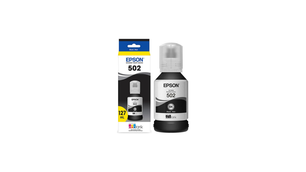 Epson T502120 (502) Black Ultra High Yield Ink Bottle