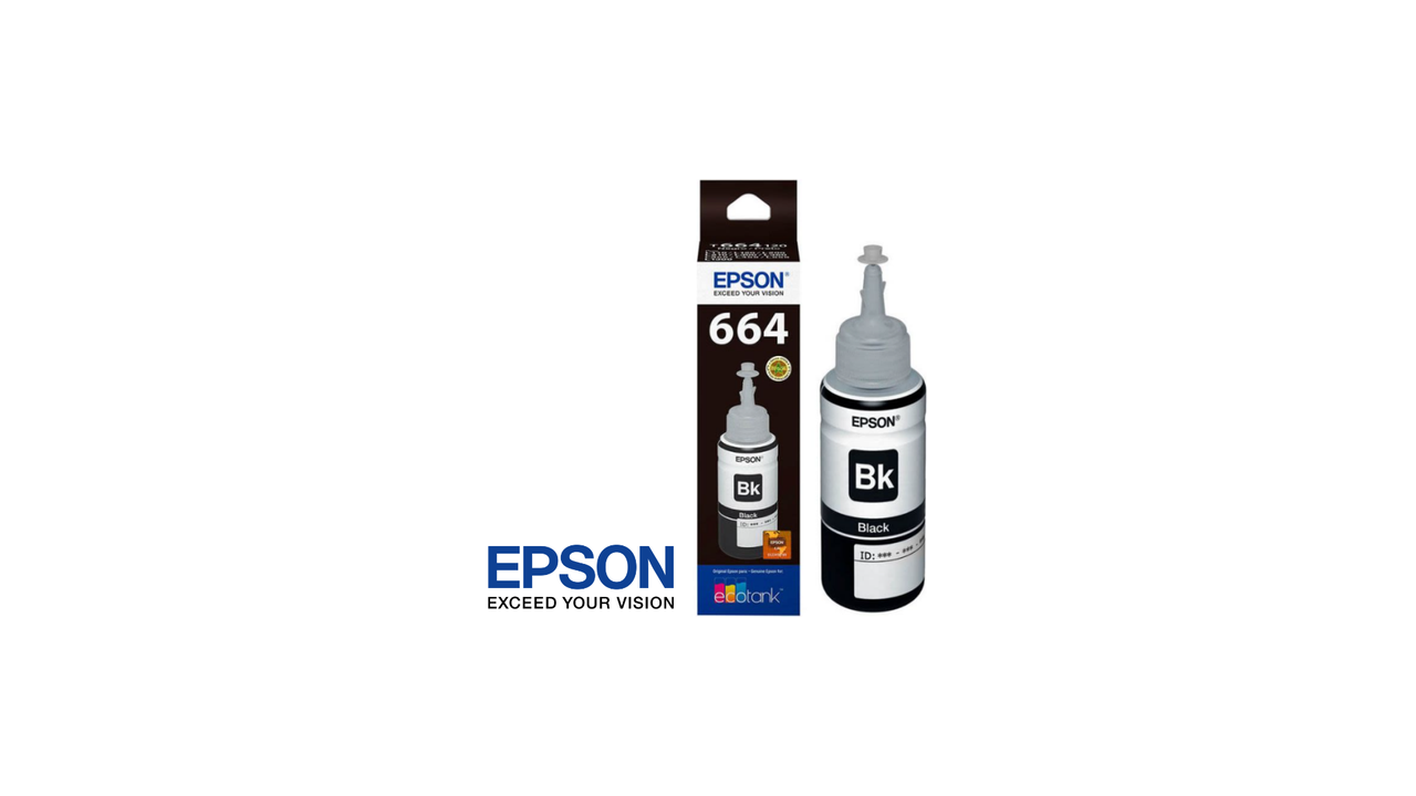 EPSON T664 EcoTank -Ink Ultra-high Capacity Bottle Black