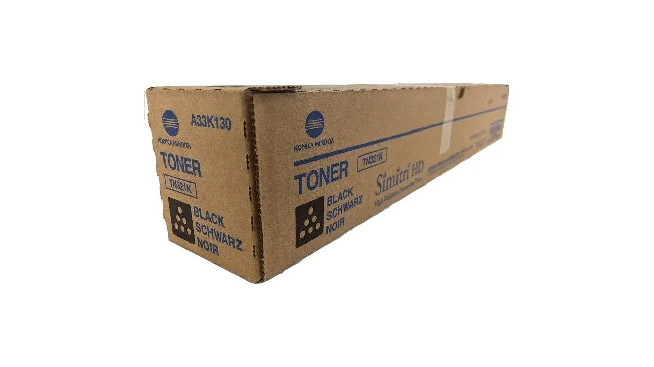 Konica Minolta TN321K / A33K130 Black Toner Cartridge