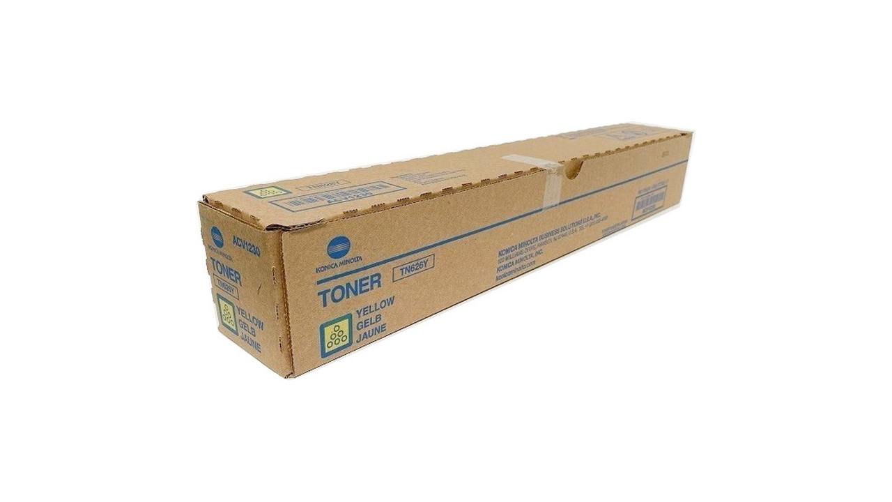 Konica Minolta ACV1230 (TN626Y) Yellow Toner Cartridge