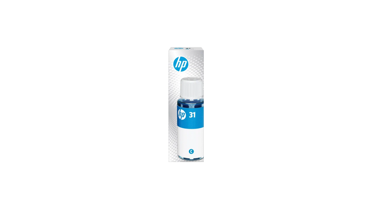 HP 1VU26AN (31) Cyan Ink Bottle, 70 ml