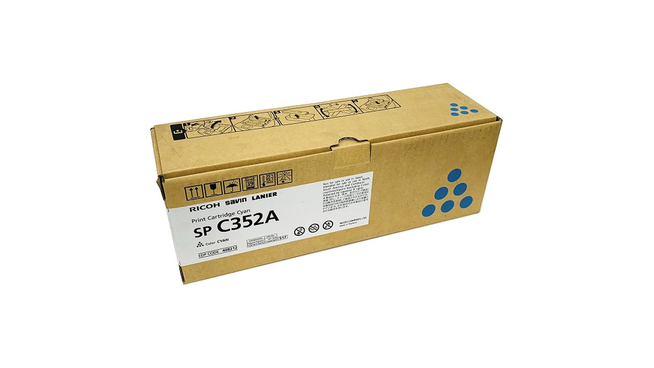 Ricoh 408212 (SP C352DN) Cyan Toner Cartridge