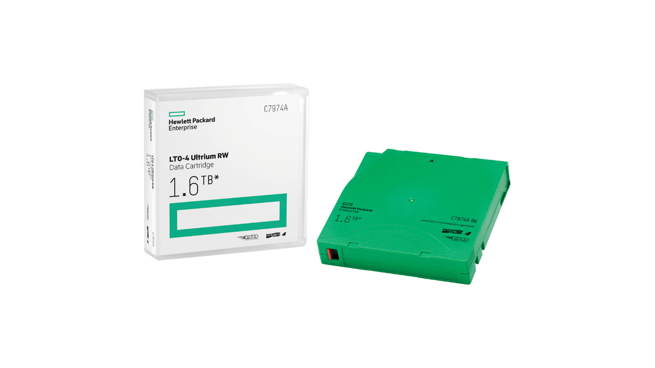 Hewlett Packard Enterprises 1.6TB LTO-4 Ultrium RW Data Cartridge (C7974A)