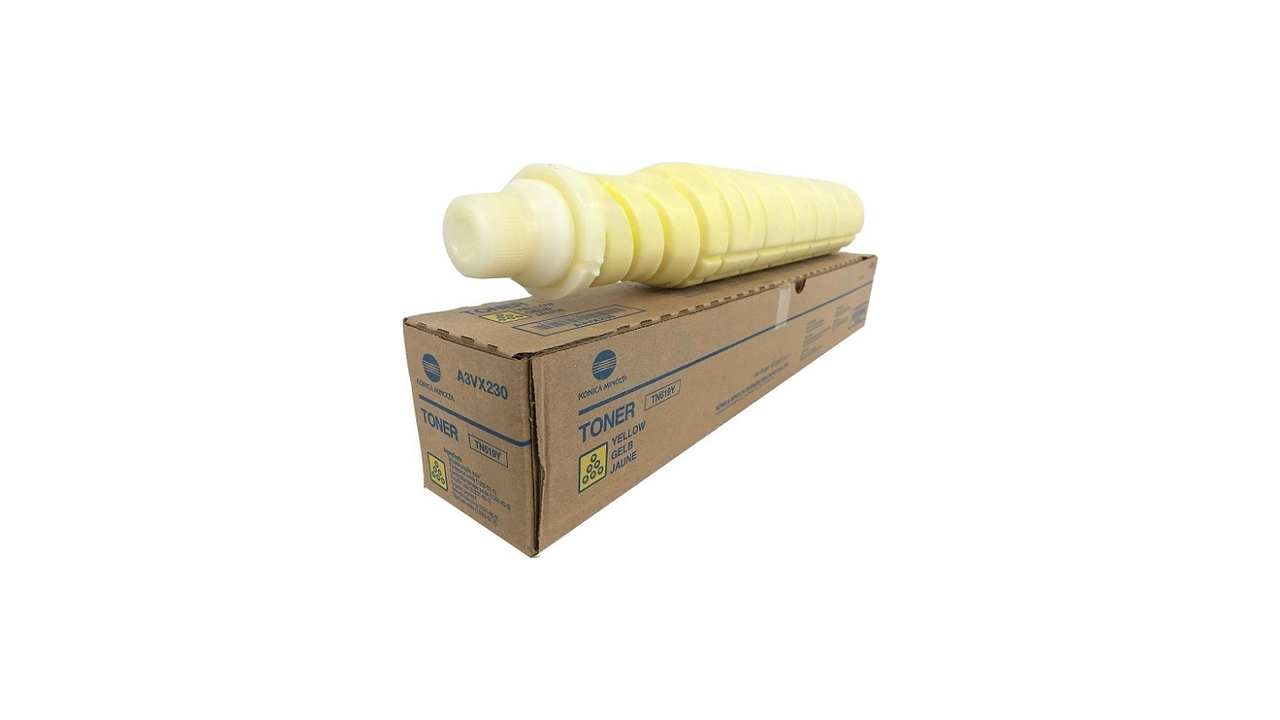 Konica Minolta A3VX230 (TN619Y) Yellow Toner Cartridge