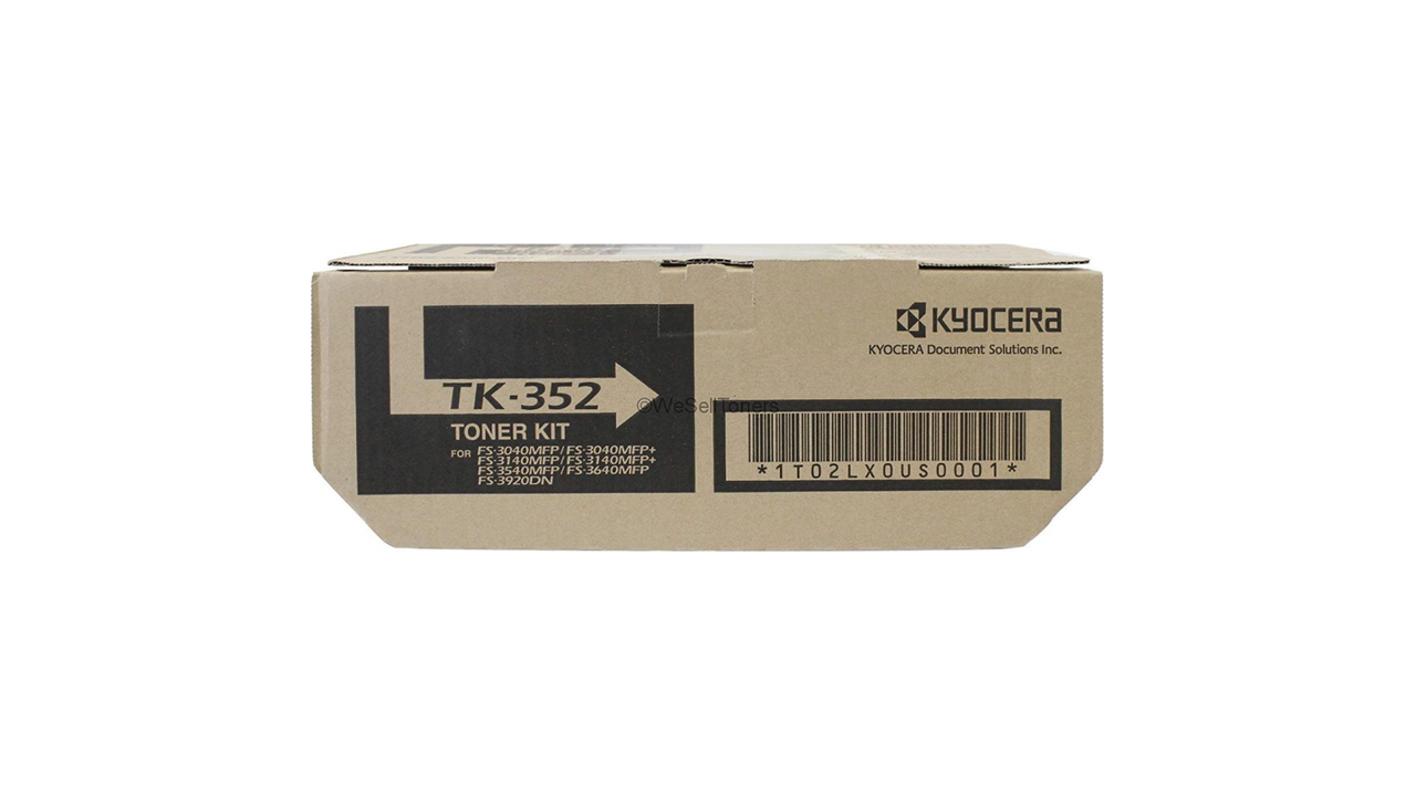 Kyocera TK-352 / 1T02LX0US0 Black Toner Cartridge Kit