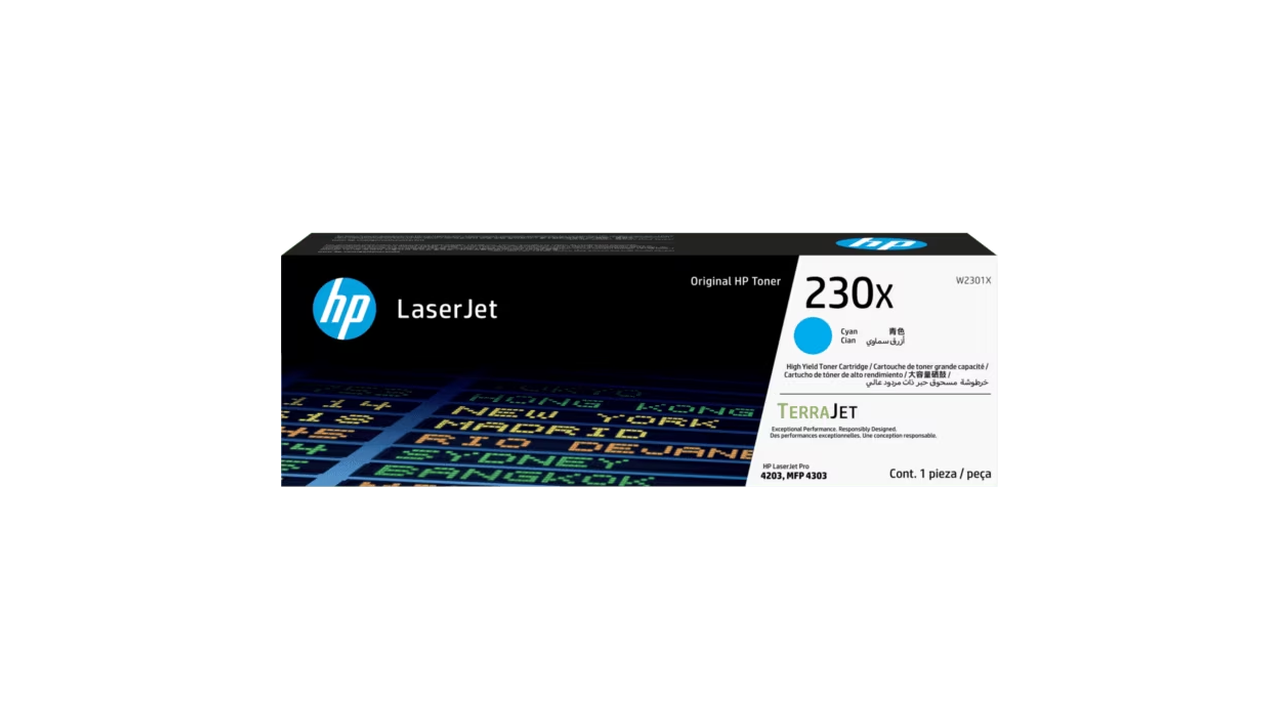 HP W2301X (230X) Cyan High Yield Toner Cartridge