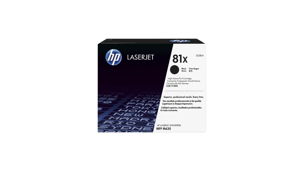 HP CF281X (81X) Black High Yield Toner Cartridge