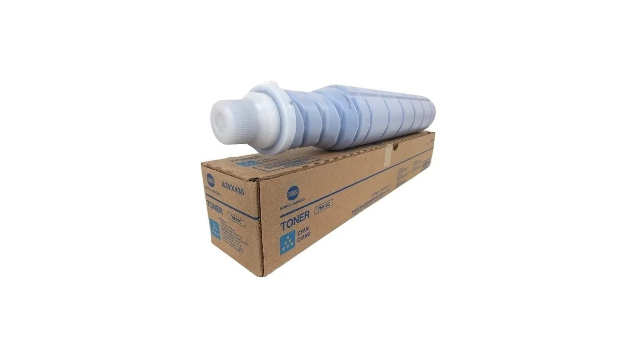 Konica Minolta A3VX430 (TN619C) Cyan Toner Cartridge