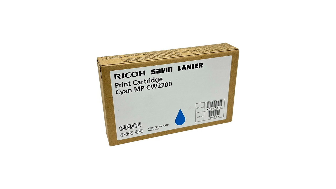 Ricoh 841721 (MP CW2200) Cyan Ink/Print Cartridge