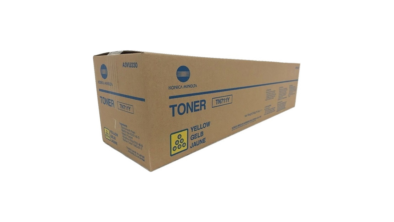 Konica Minolta TN711Y / A3VU230 Yellow Toner Cartridge