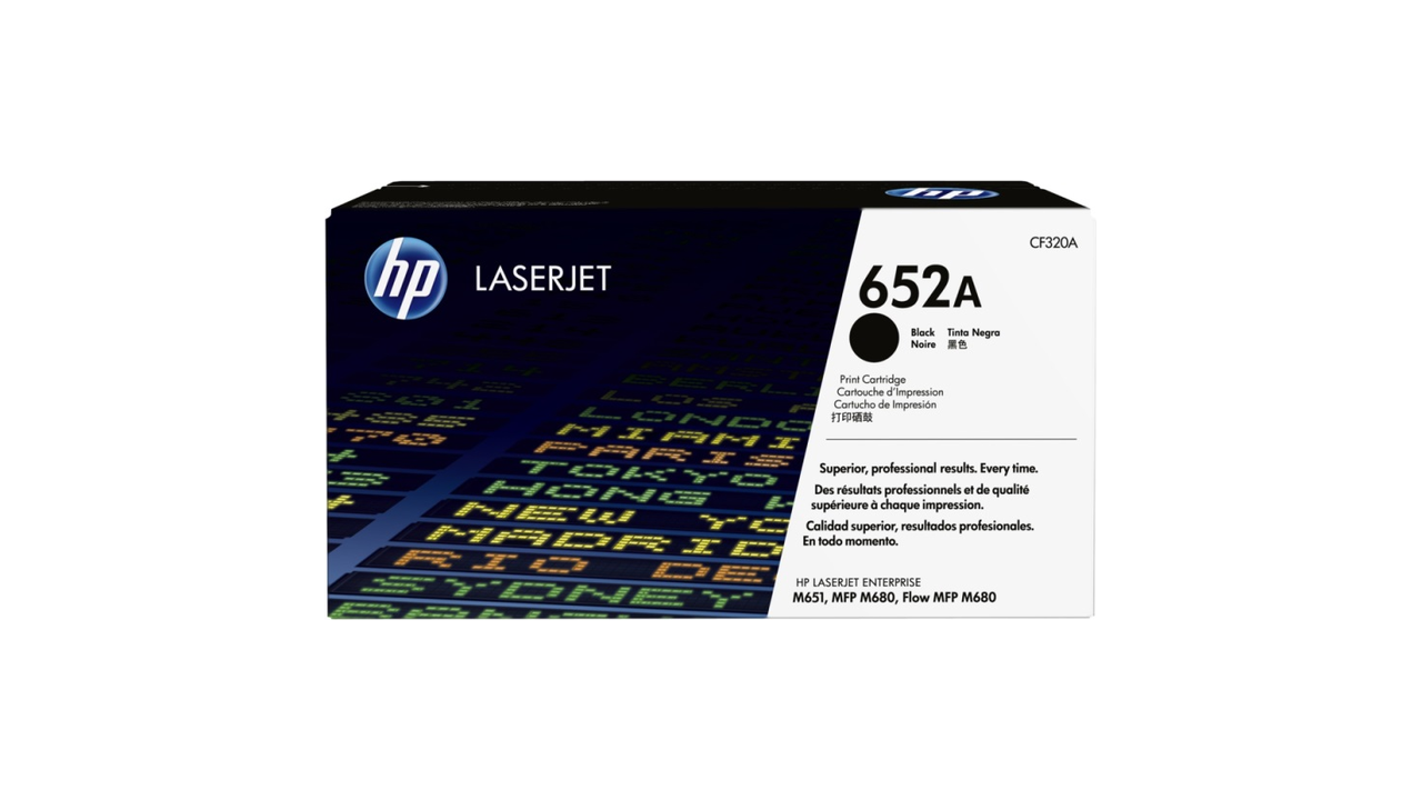 HP CF320A (652A) Black Toner Cartridge