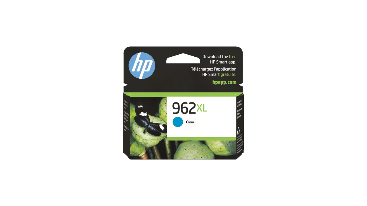 HP 3JA00AN / 3JA00A (962XL) Cyan High Yield Ink Cartridge