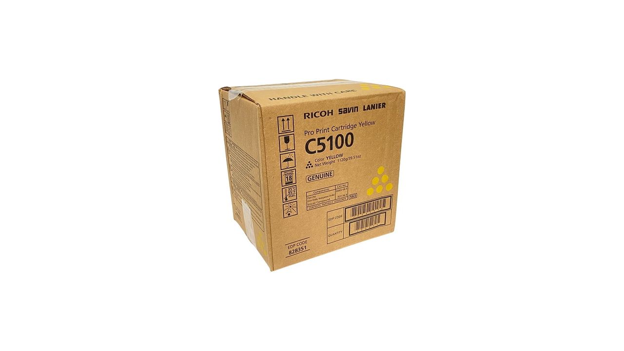 Ricoh 828351 / 828222 (Pro C5100s) Yellow Toner Cartridge