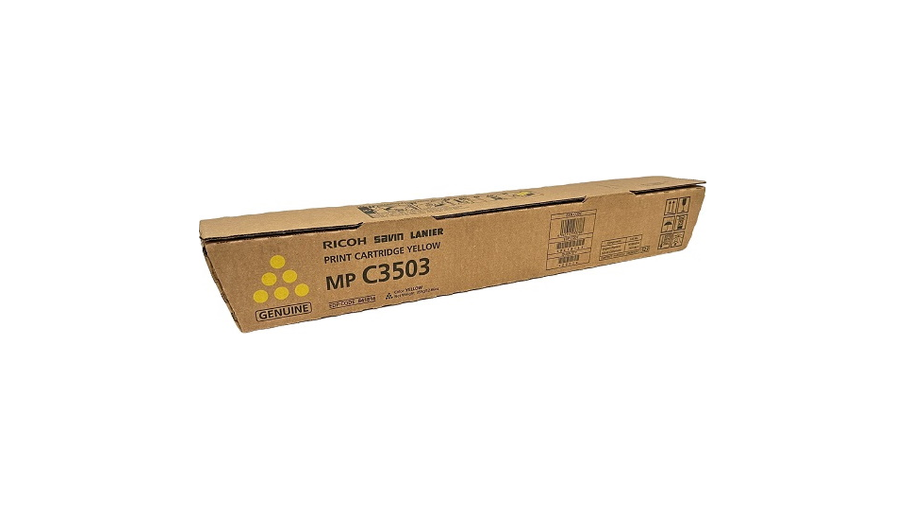 Ricoh 841814 / 841818 (MP C3003) Yellow Toner Cartridge
