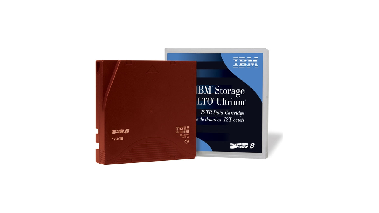 IBM 01PL041 (LTO-8) Ultrium Data Cartridge 12TB/30TB
