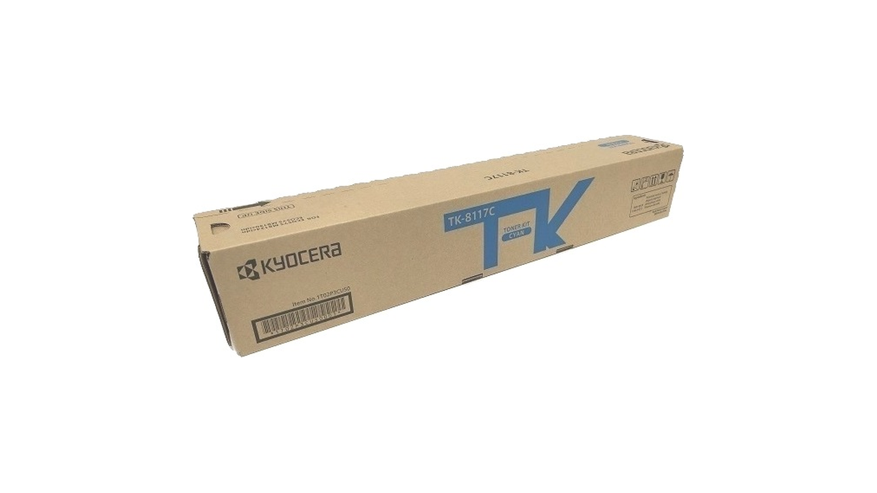 Kyocera TK-8117C / 1T02P3CUS0 Cyan Toner Cartridge Kit