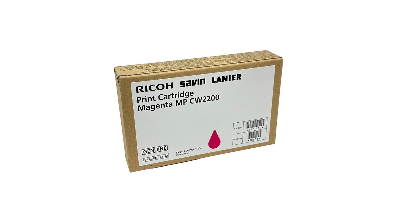 Ricoh 841722 (MP CW2200) Magenta Ink/Print Cartridge