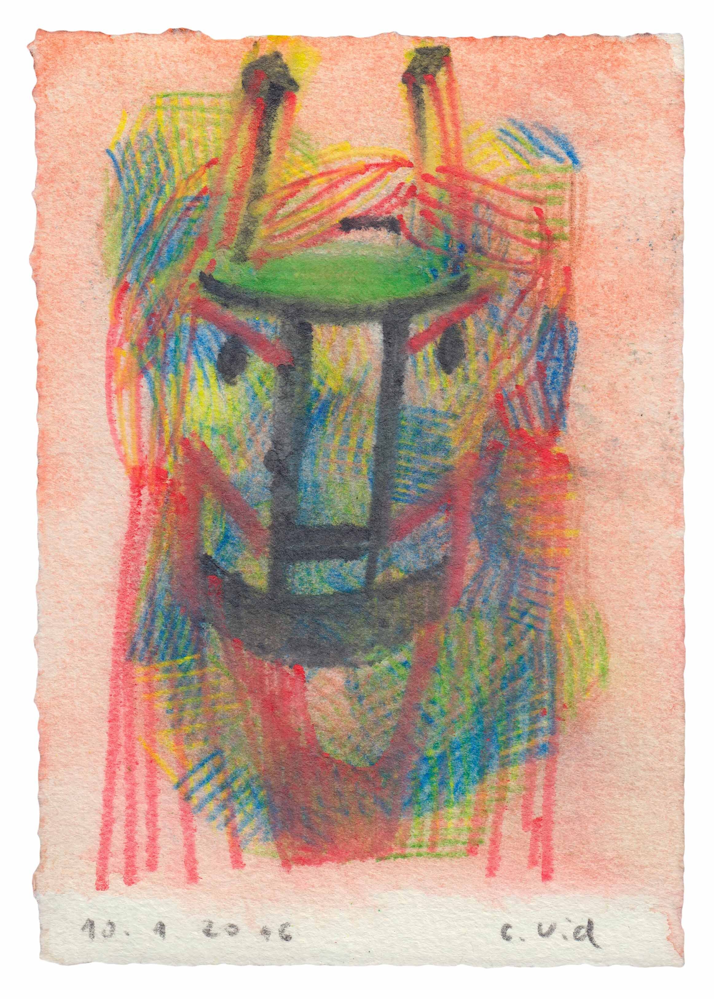  13 × 9 cm, Pencil and Aquarell on Paper, 2016 