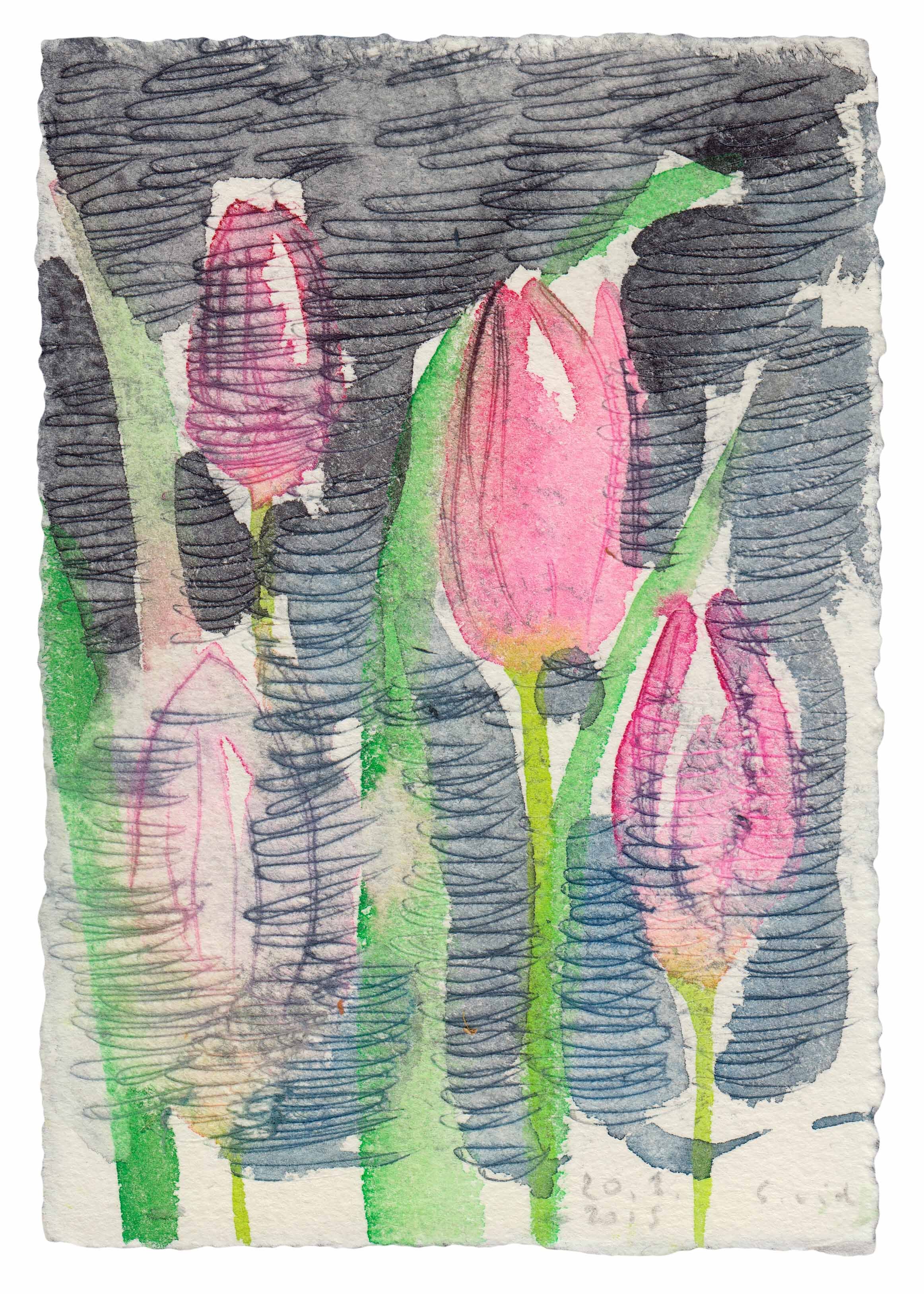  13 × 9 cm, Ink and Aquarell on Paper, 2015 