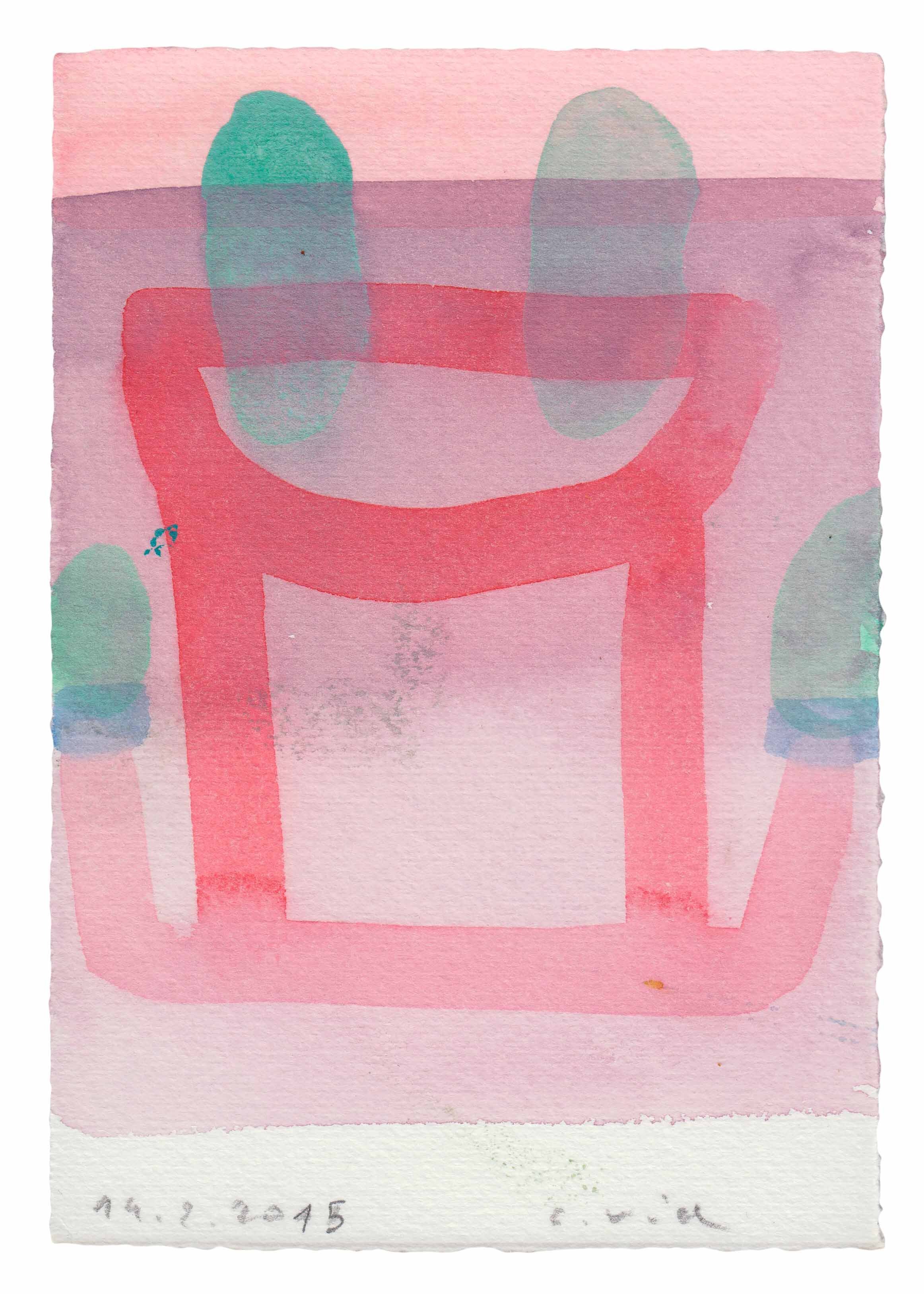  13 × 9 cm, Aquarell on Paper, 2015 