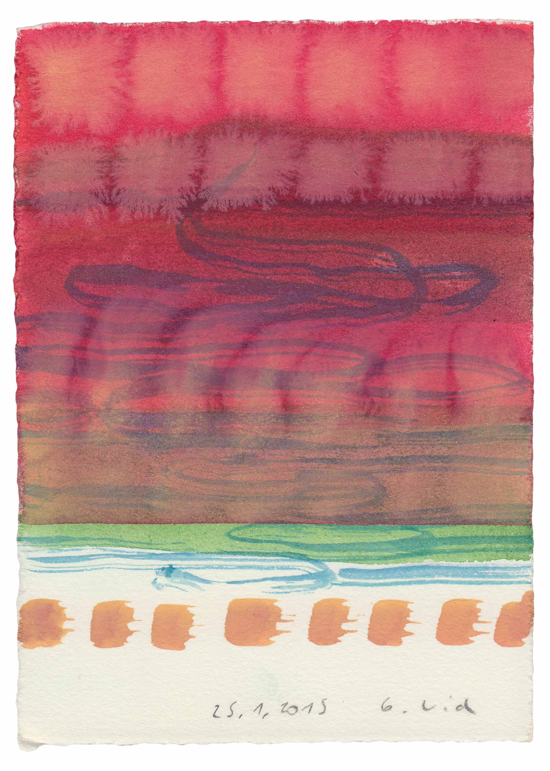  13 × 9 cm, Aquarell on Paper, 2015 