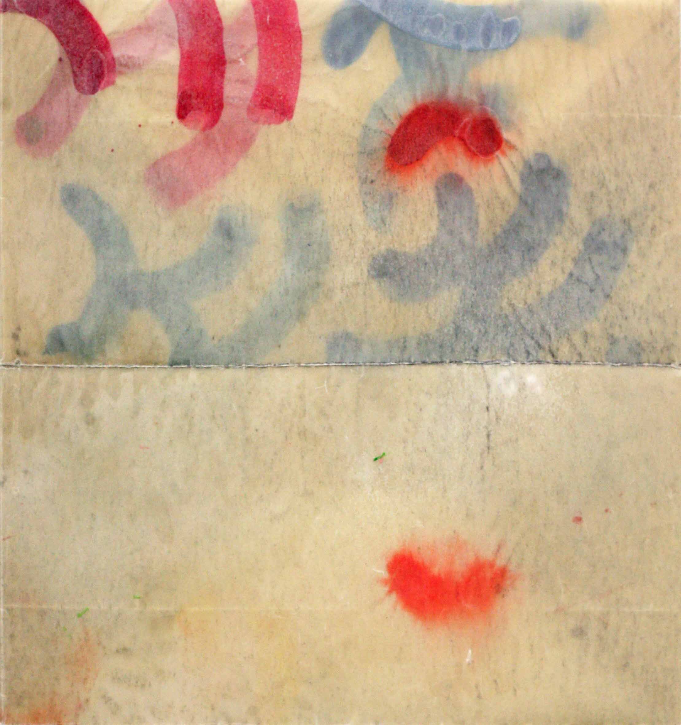  “Udo (6)”, 32 × 30 cm, Aquarell and Wax on Paper, 2013 