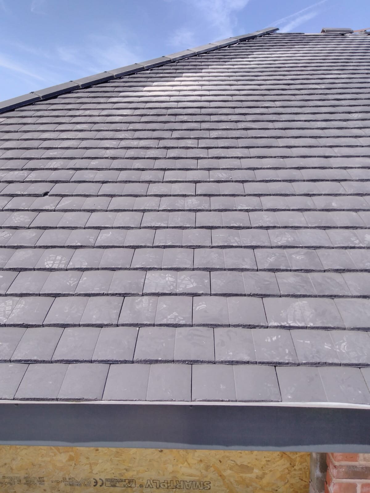 Re-roof of property (Slate to Tile) - Click to view -