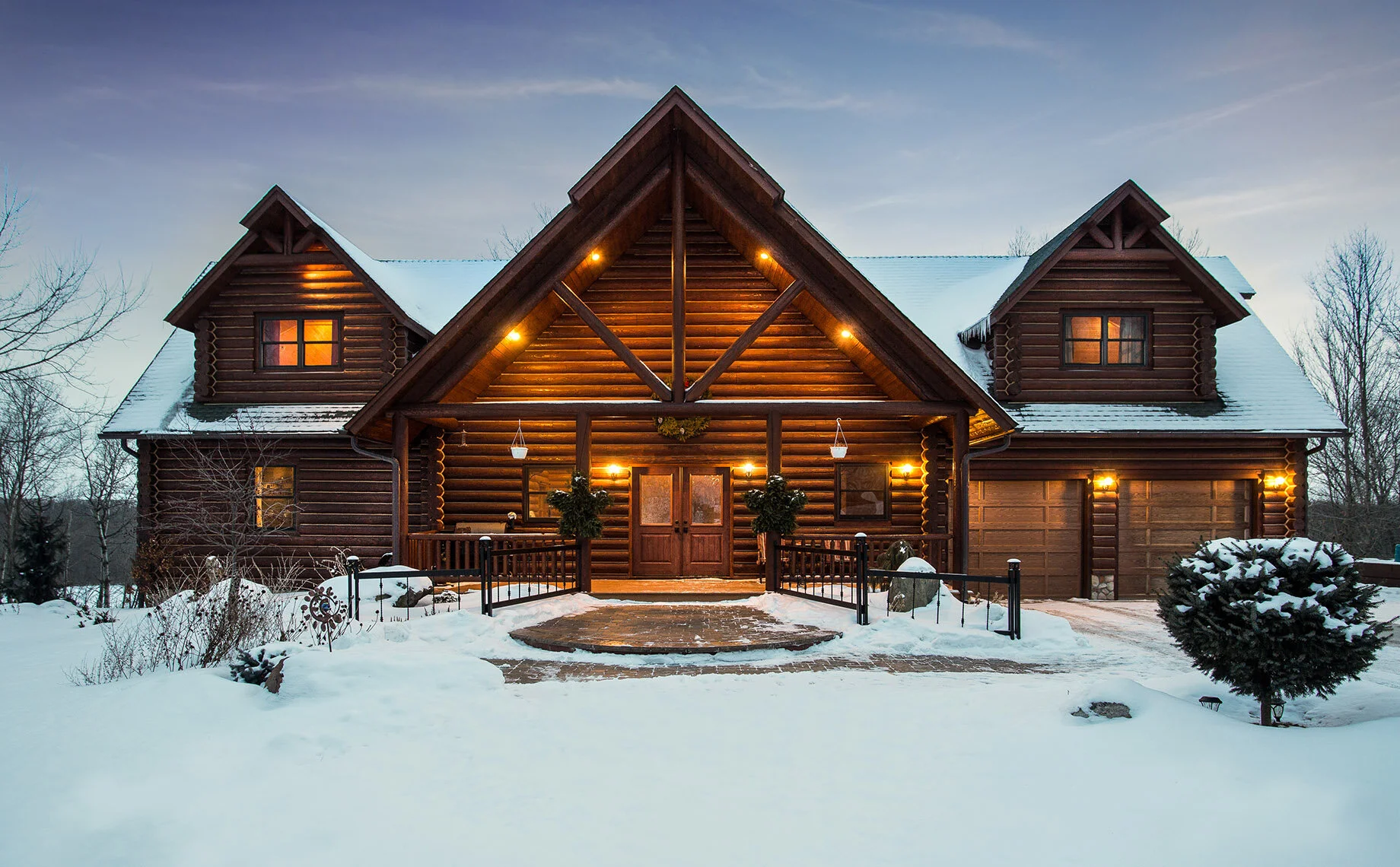 log home photos