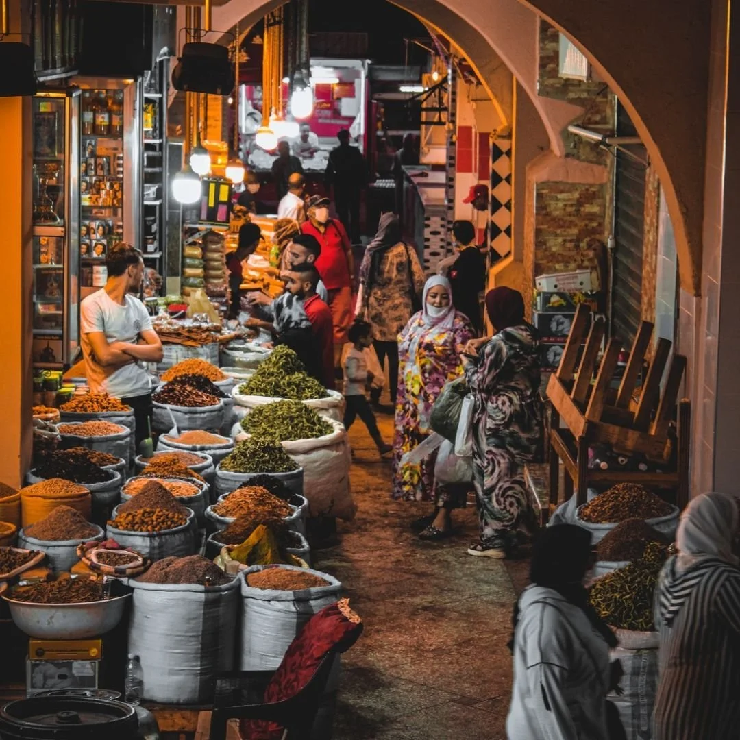 Moroccan food is known throughout the world for its delicious tajines, fluffy couscous, and flavorful spices. Moroccan food is influenced many different cuisines. The most common spices are cumin, paprika, turmeric, and cayenne pepper as well as cinn