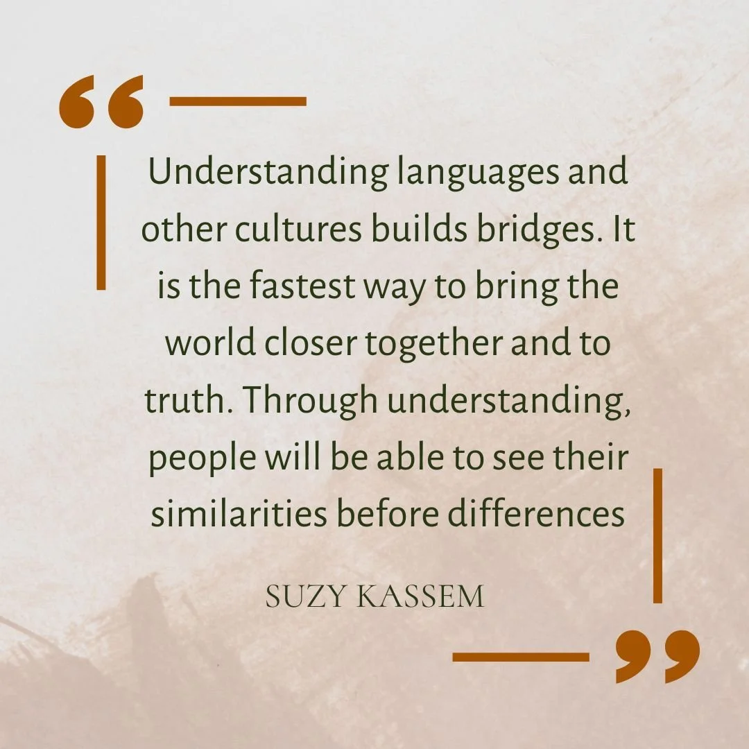 At Crossroads Cultural Exchange, we have said from the beginning that we want to help build bridges across cultural differences. We seek to help people understand culture and languages so that they can build friendships across our differences. Why is