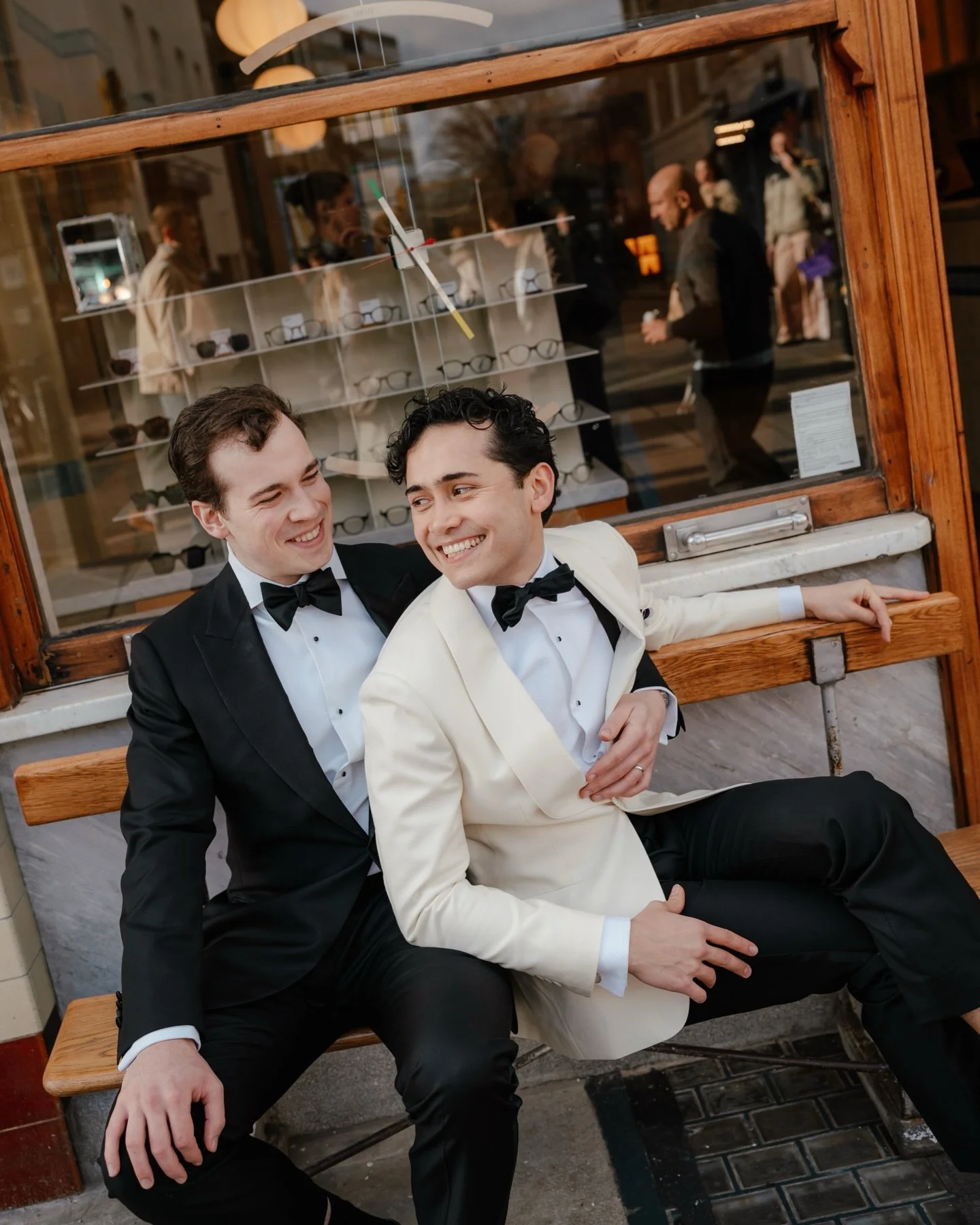 Indi &amp; Charlie in Hackney

Indi and Charlie got married in Hackney Town Hall, the winter sun just held back the rain for long enough to make the most of their favourite nearby spots in the place they call home. Their families had made the long jo