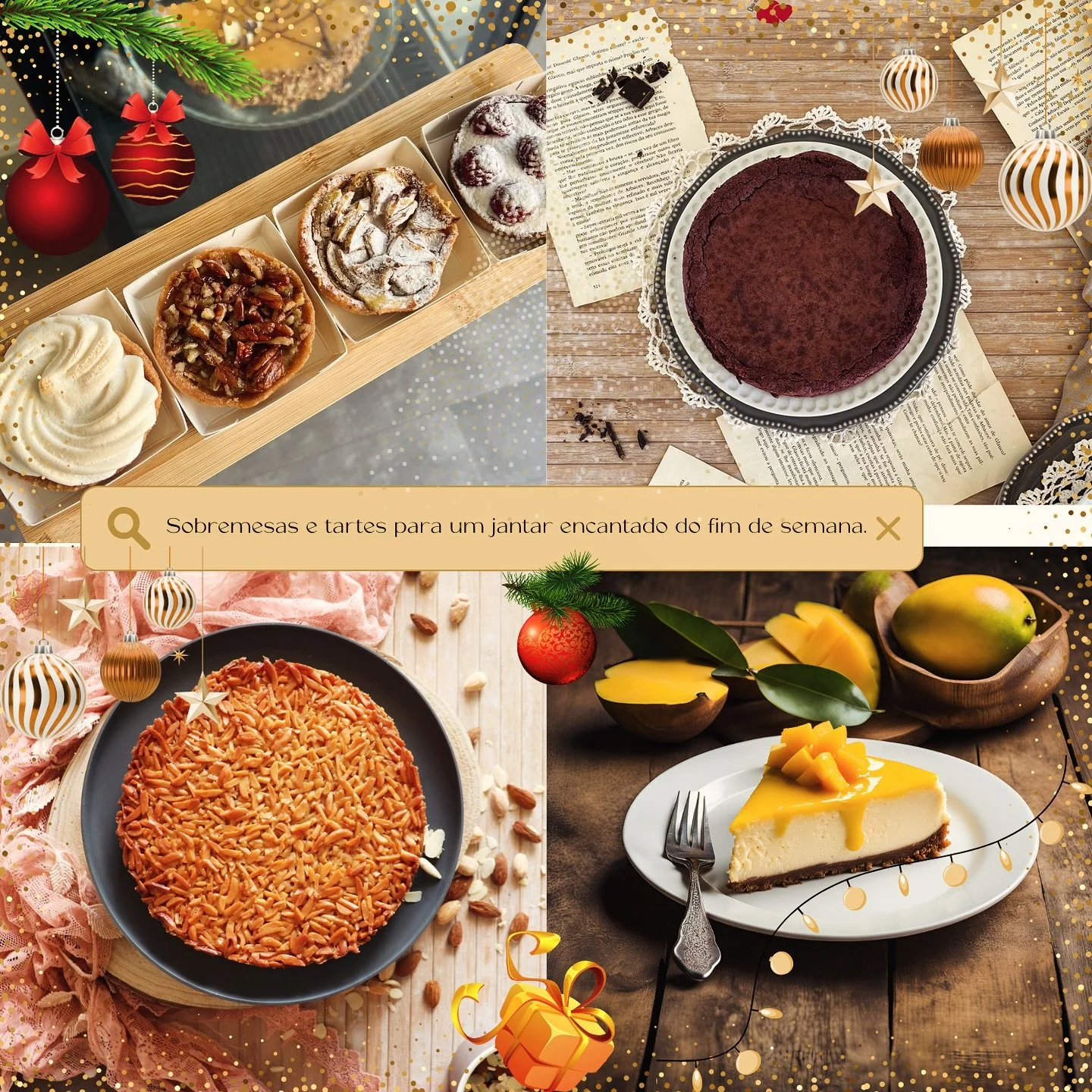 N&atilde;o resista &agrave; tenta&ccedil;&atilde;o &ndash; passe na nossa loja e descubra por que nossos clientes voltam sempre por mais!
Afinal, a vida &eacute; curta demais para negar um bom bolo!

Estaremos abertos no dia 21,24 e 28 de Dezembro at