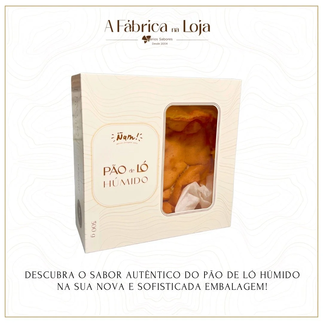 Descubra o sabor aut&ecirc;ntico do P&atilde;o de L&oacute; H&uacute;mido na sua nova embalagem! #sobremesas #doces #brigadeiros #bolos
#tartes #semifrios
#afabricanaloja #variossabores #ado&ccedil;amosasuavida