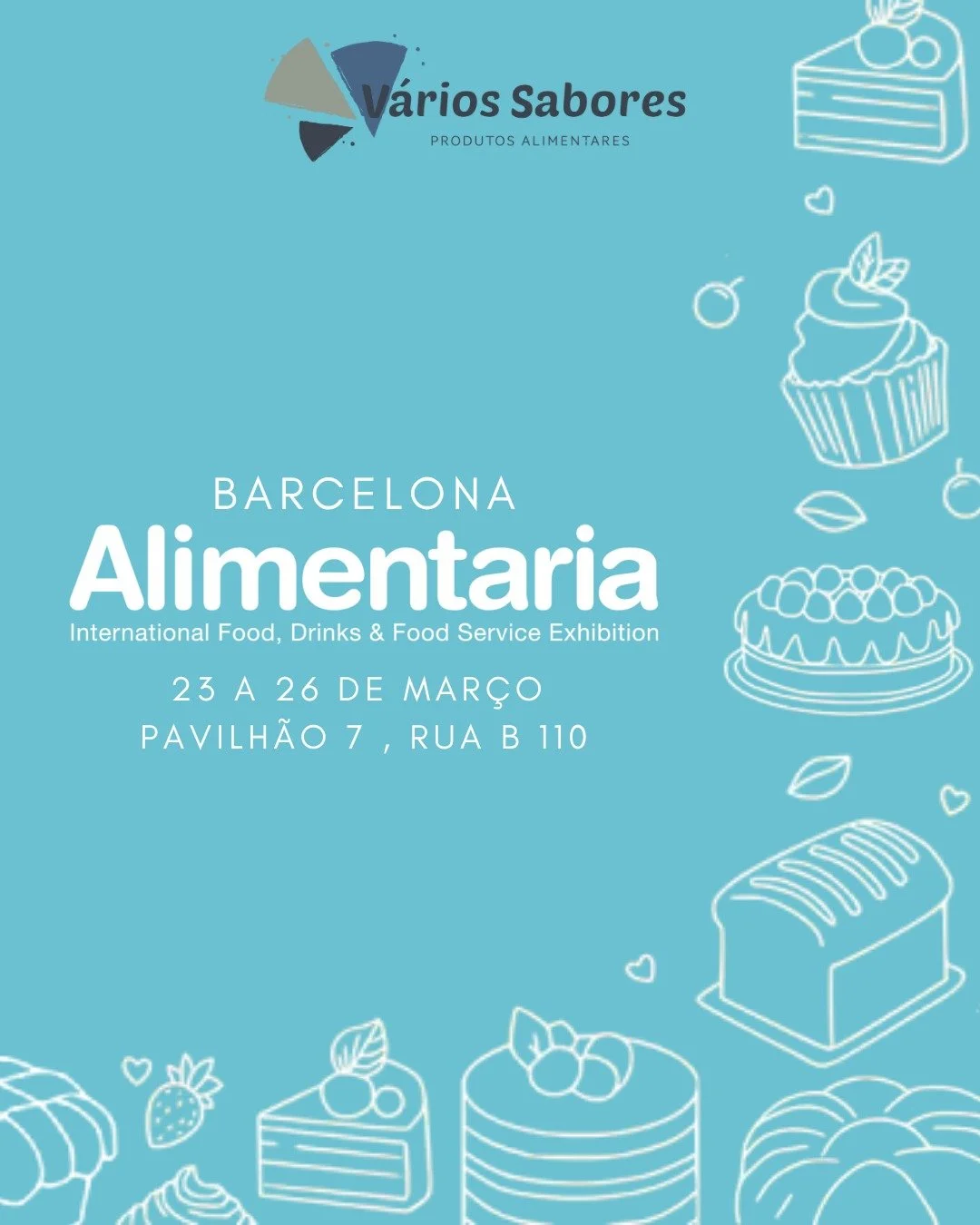🌍✨ &Eacute; com grande entusiasmo que anunciamos: a V&aacute;rios Sabores est&aacute; presente na Alimentaria Barcelona! 🇪🇸🍴

De 23 a 26 de Mar&ccedil;o, vamos levar at&eacute; Barcelona o melhor dos nossos sabores, produtos que fazem a diferen&c