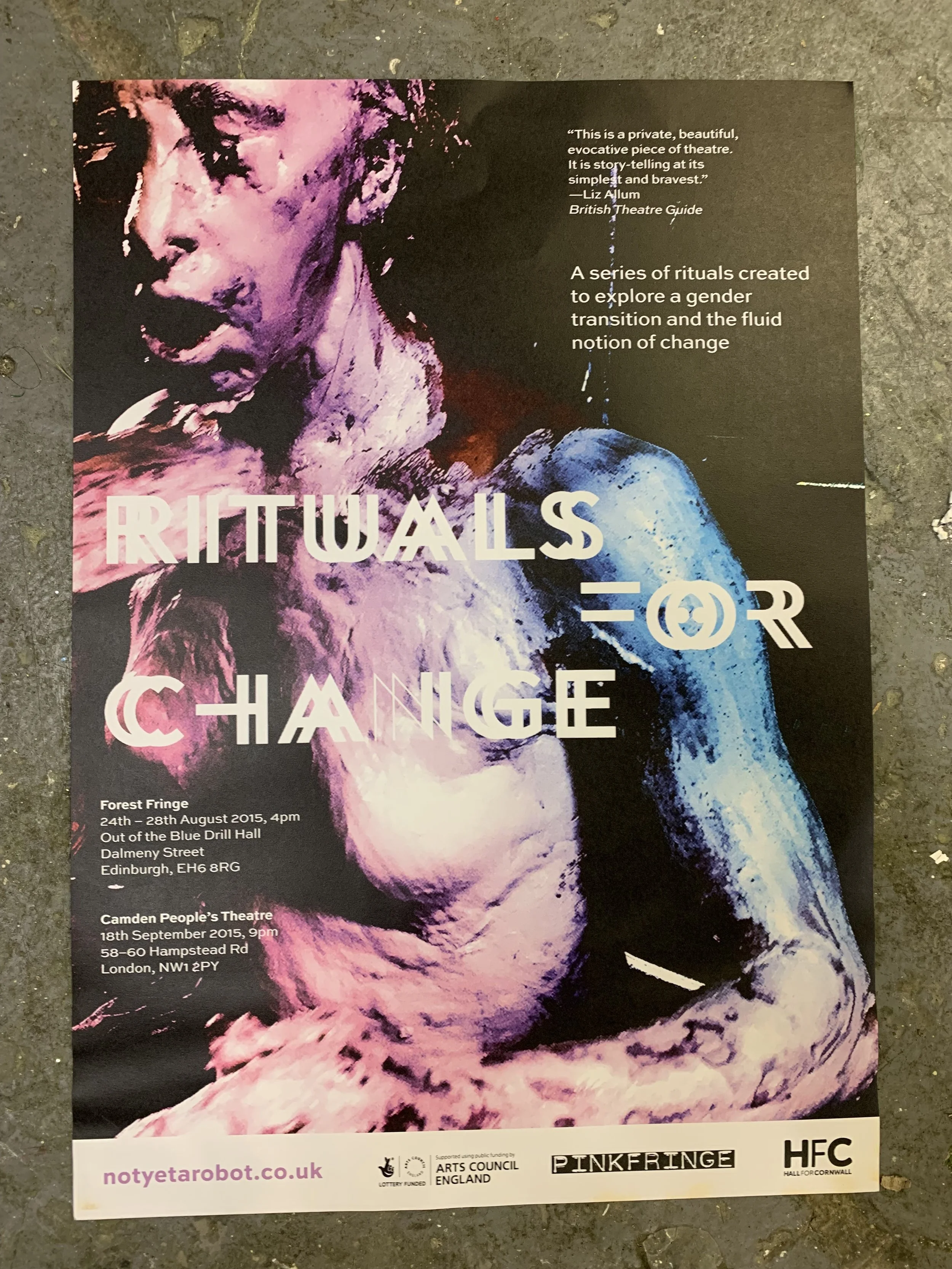 Rituals for Change, 2017 (Design Will Brady)