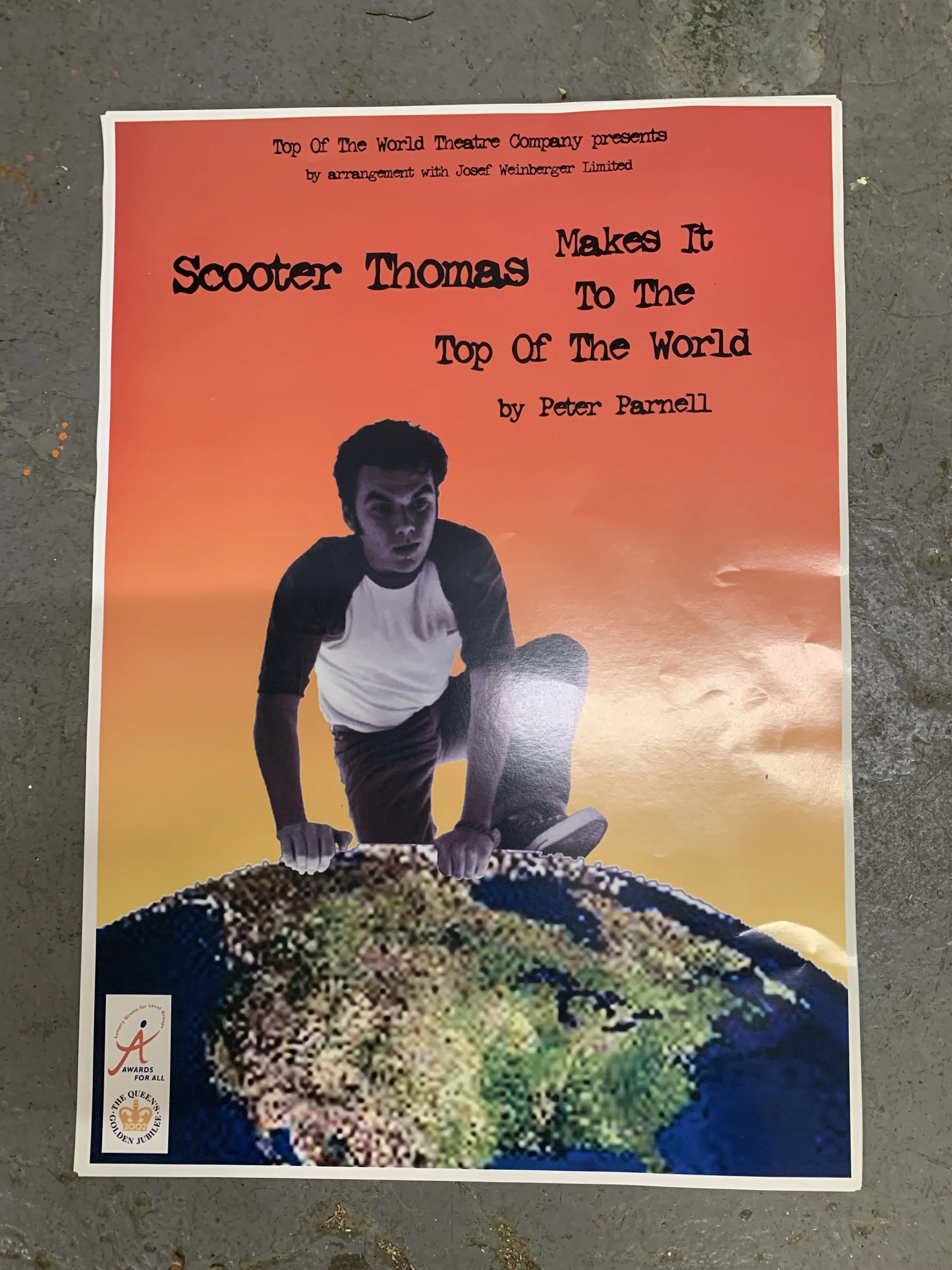 Scooter Thomas Makes it to the Top of the World, 2002 (Design, Sebastién Lawson & Emma Frankland)