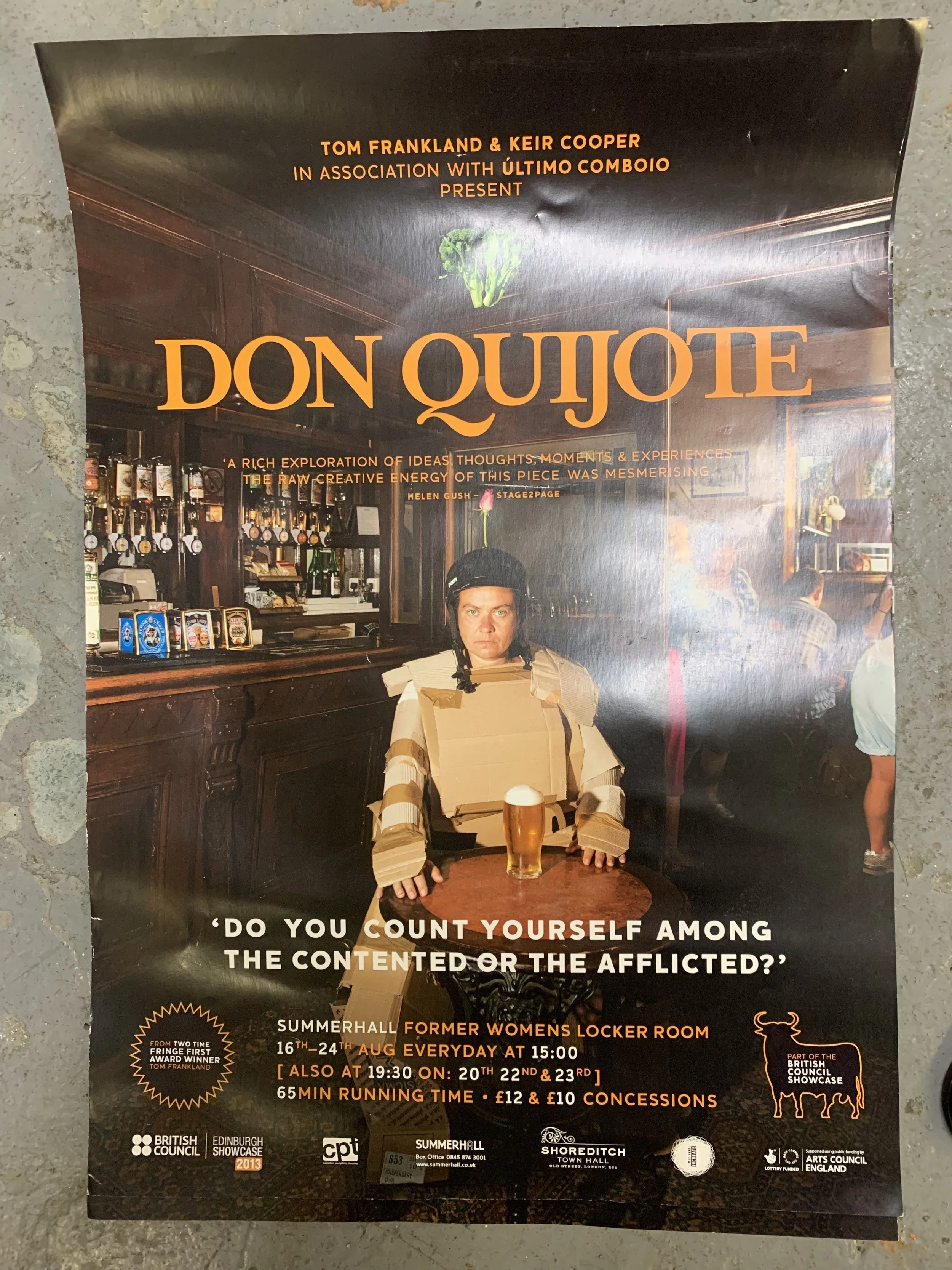 Don Quijote, 2013 (Design, Keir Cooper)