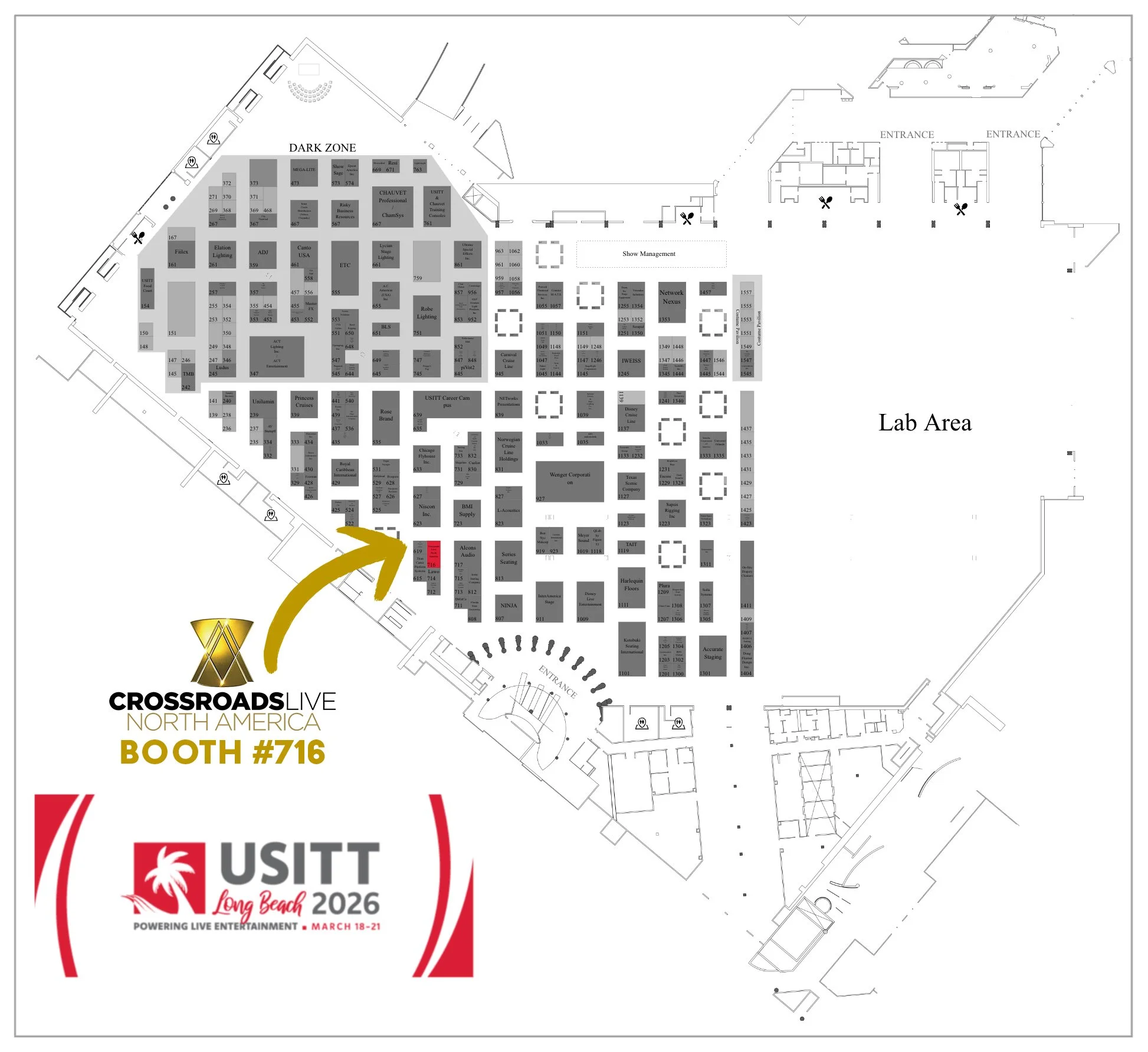 USITT Floor Plan - 2026