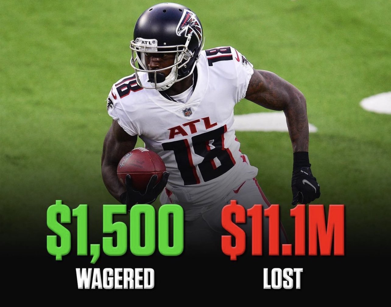 Calvin Ridley’s only mental health issue is he’s an idiot