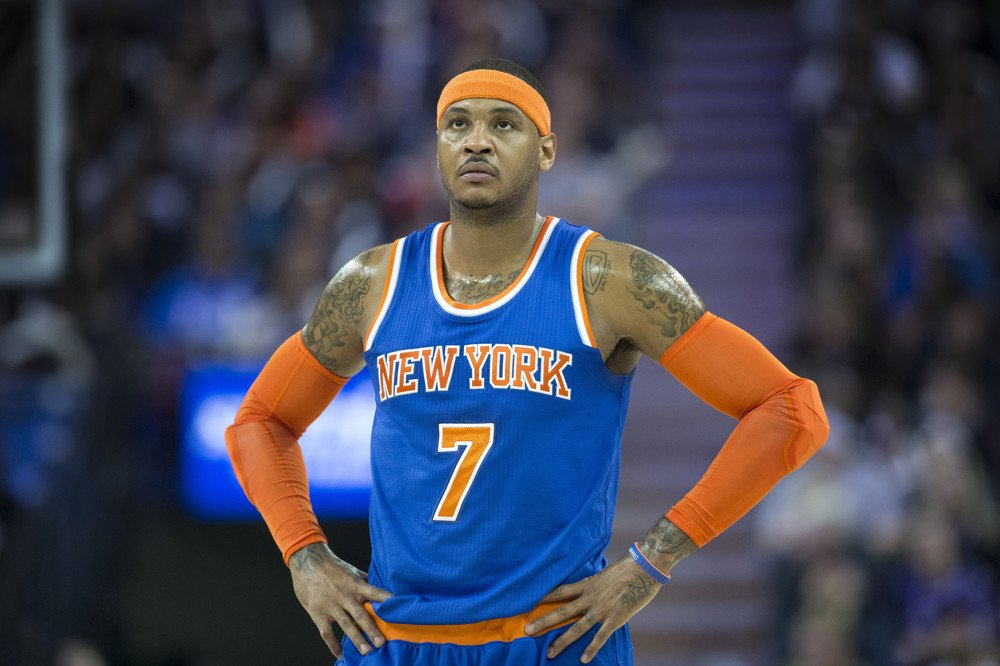 Carmelo Anthony number retired?