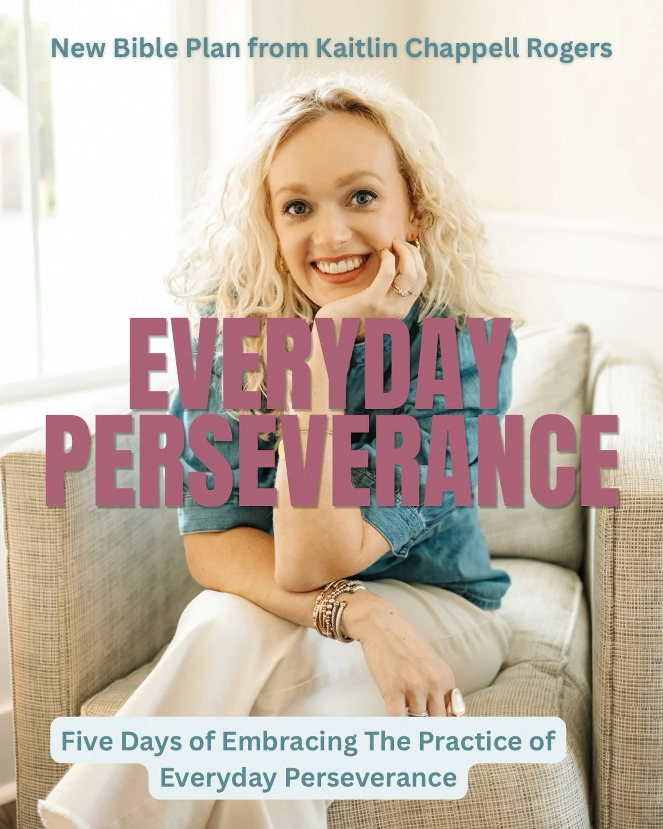 My new Bible plan on the @youversion Bible App will walk you through five days of learning how to embrace a life of everyday perseverance. 

We can become women who keep going, not because life gets easier, but because we know and trust the One Who h