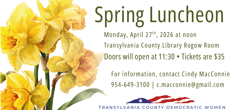 TCDW - Democratic Women Spring Luncheon 