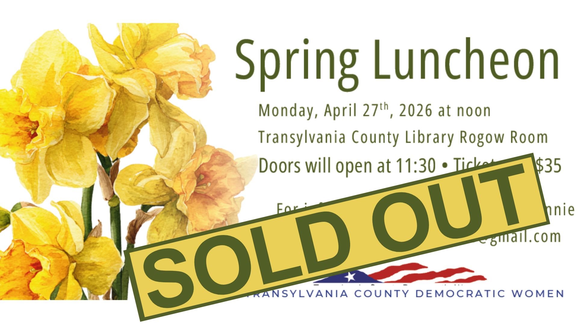 TCDP Spring Luncheon hosted by the TCDW 