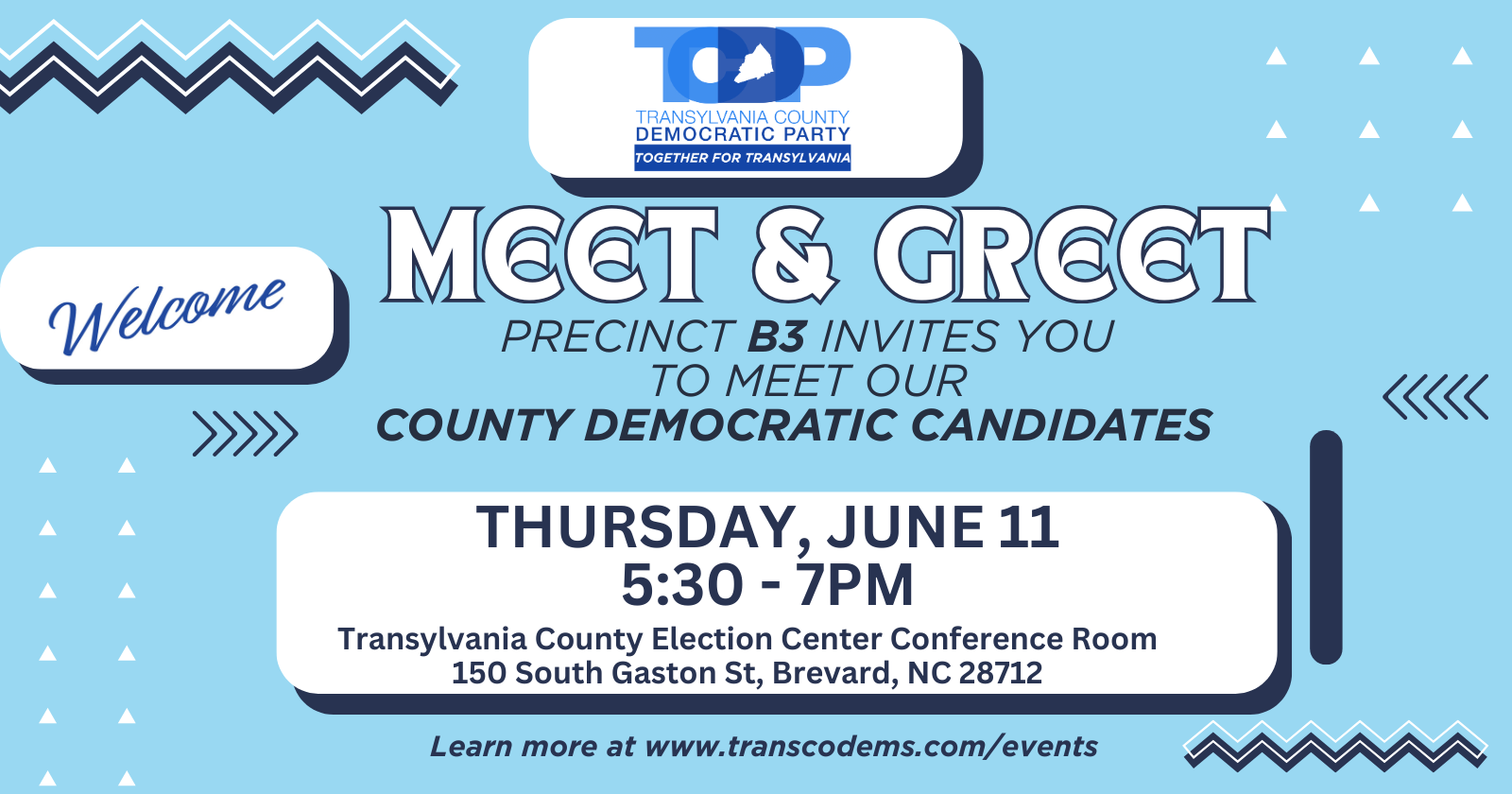 Meet and Greet Our County Candidates