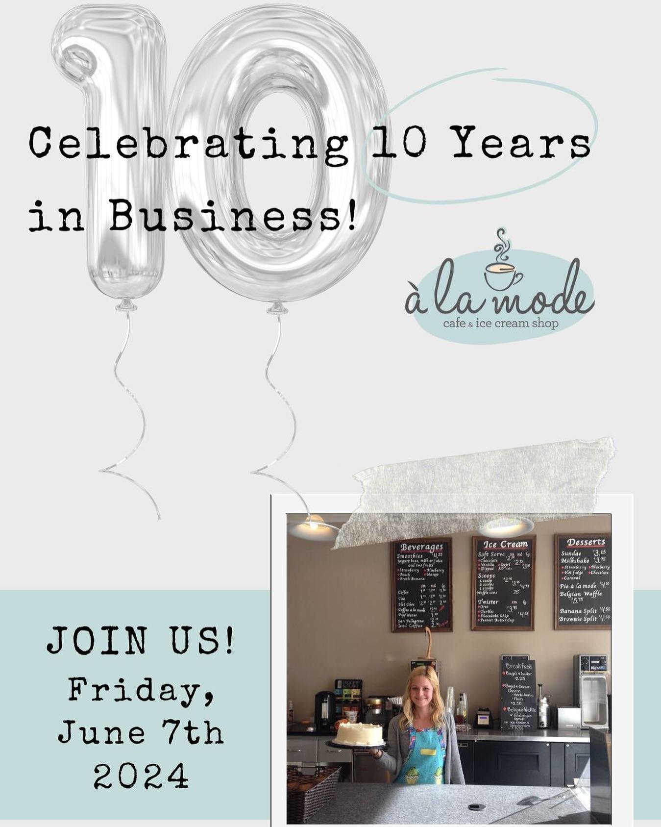 I&rsquo;ve spent a lot of time thinking about this day, 10 years ago I opened the doors to a la mode! 
Where does the time go?!? I am so thankful for the support from this community, my customers, family and friends year after year! 
So much has chan